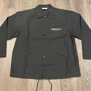 Fear Of God Essentials Black Souvenir Jacket
